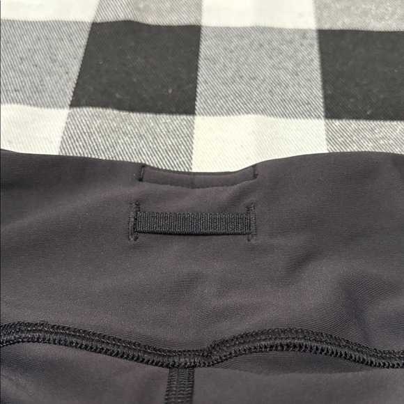 Lululemon Tight Stuff Black Gray Reflective Dots Scalloped Hem Leggings Tights 4 - Picture 9 of 16